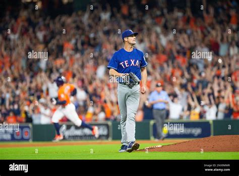 Houston Tx April 13 Texas Rangers Starting Pitcher Cole Hamels 35