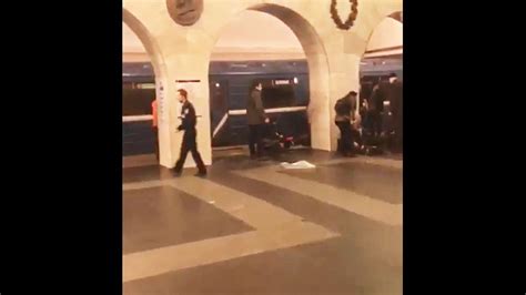 Amateur Video Purports To Show The Moments After St Petersburg Metro Blast Euronews