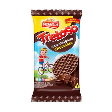 Riograndense Distribuidora Biscoito Vita Amanteig Treloso G Chocolate