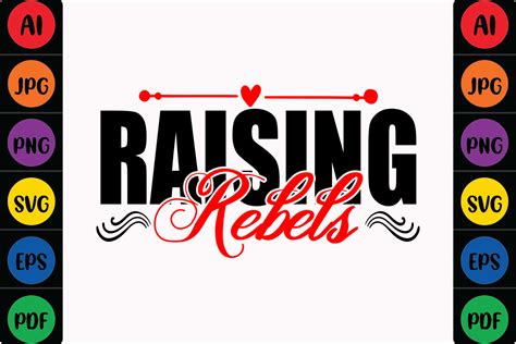 Raising Rebels Graphic By Mina Akter · Creative Fabrica