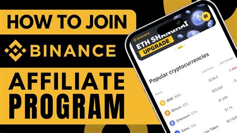 How To Join Binance Affiliate Program Youtube