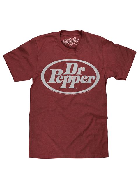 Tee Luv Mens Dr Pepper Logo T Shirt M