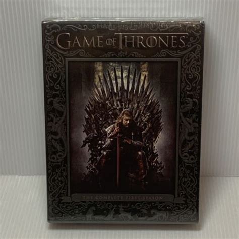 Game Of Thrones Complete First Season 1 5 Dvd Set 2011 W Slipcover ~ New 883929268757 Ebay