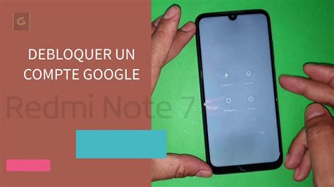 DEBLOQUER UN COMPTE GOOGLE Unlock FRP Xiaomi Redmi Note 7 OCTOBER