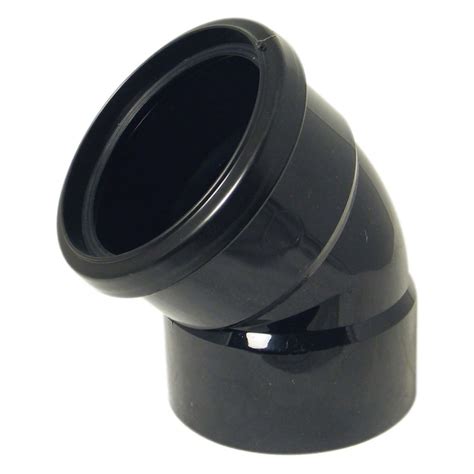 Floplast Black Mm Soil Solvent Socket Bend Selco