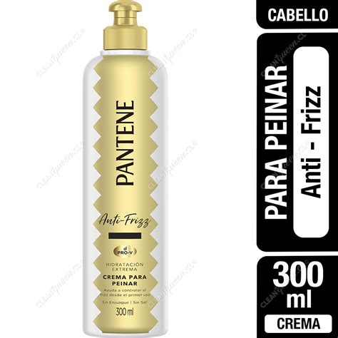 Crema Para Peinar Pantene Anti Frizz Ml Clean Queen