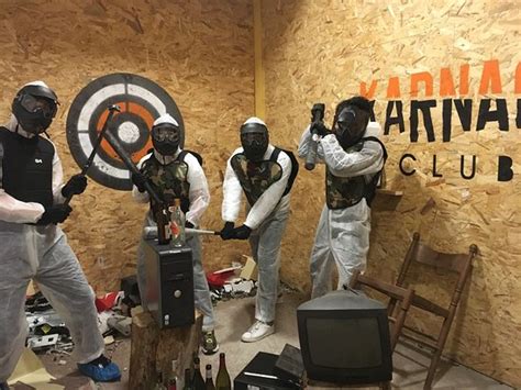 Karnage Club Rage room Lancer de haches Toulouse 2021 Qué saber