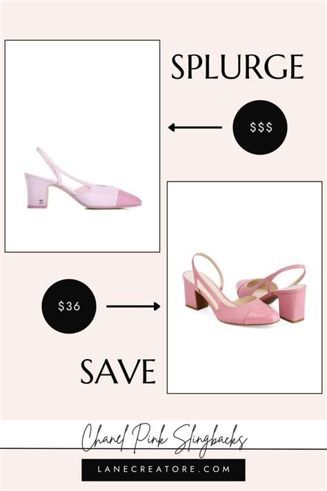 Best Chanel Slingback Dupes Look For Less Lane Creatore