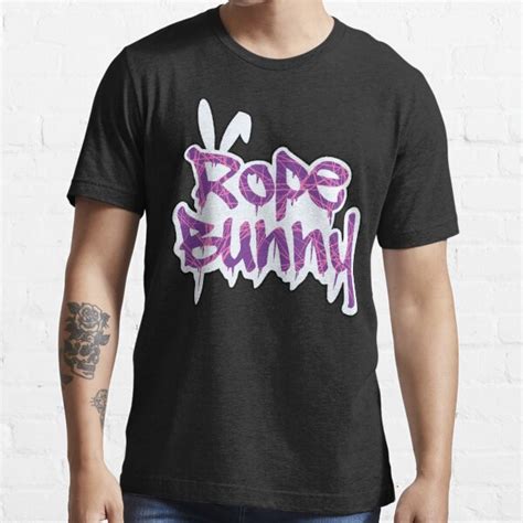 Shibari Rope Bunny Purple T Shirt For Sale By Popzarts Redbubble Shibari Rope Bunny