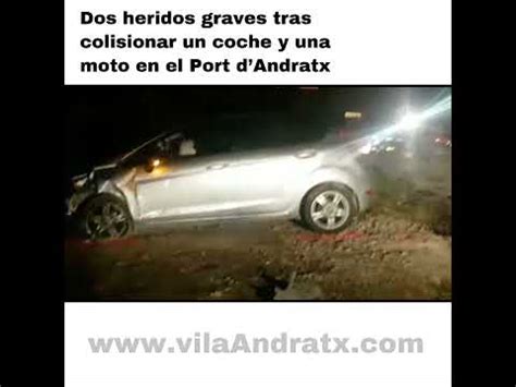 Dos Heridos Graves Tras Colisionar Un Coche Y Una Moto En El Port D