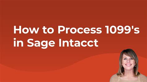 How To Process 1099s In Sage Intacct YouTube