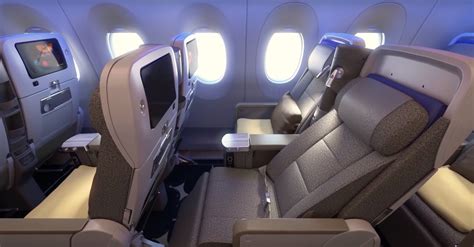 China Airlines Premium Economy Features A Reclining Shell And Full Featured Seat Image