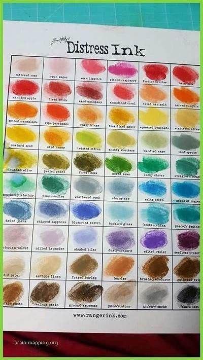 Tim Holtz Distress Oxide Color Chart Yahoo Search Results Ranger