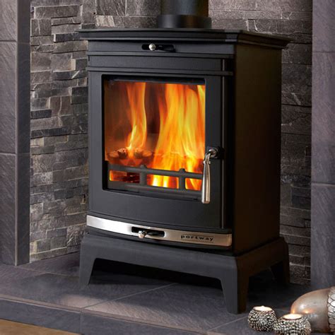 Portway Rochester Kw Defra Multifuel Stove Chrome Trim Tstv Cmf