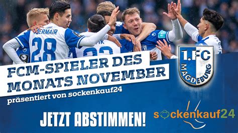 Fcm Spieler Des Monats November Gesucht Fc Magdeburg