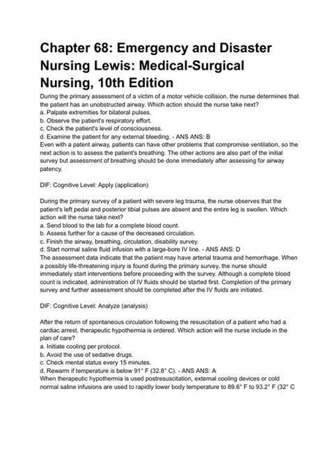 Medical Surgical Nursing Lewis Pdf 5