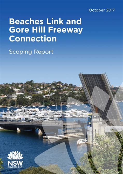 Beaches Link And Gore Hill Freeway Connection Scoping Report Blank Page