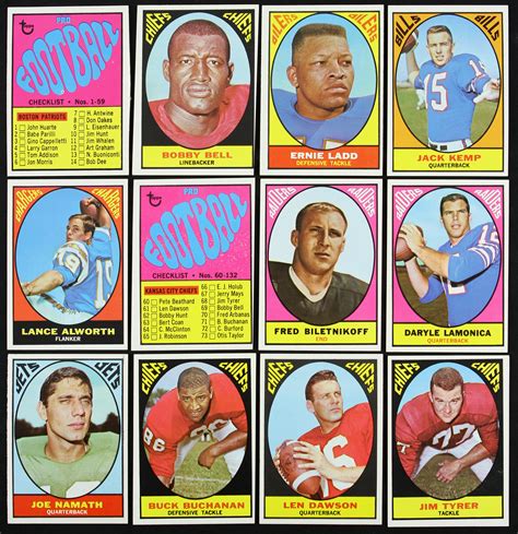 Lot Detail Topps Football Trading Cards Complete Set