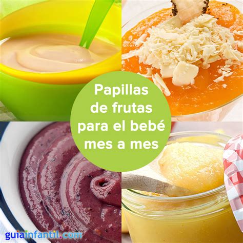 Mmm a tu bebé le encantarán estas recetas de papillas