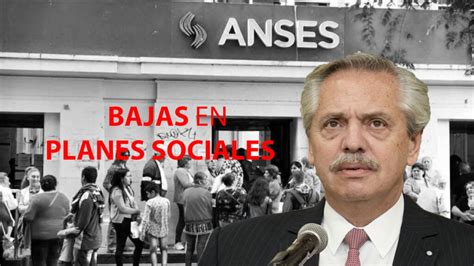 El Gobierno Da De Baja 250 000 Planes Sociales