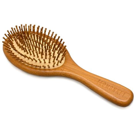 Eco Friendly Natural Wood Detangling Hair Comb Brush Scalp Massage