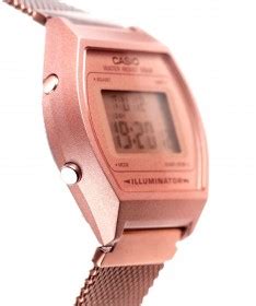 Casio Vintage Edgy B Wmr Aef Rel Gio Mulher Pl Cido