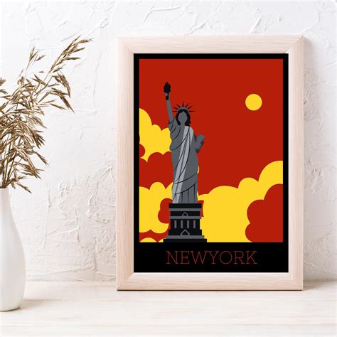 New York Print New York City Wall Art Wall Art Poster Etsy