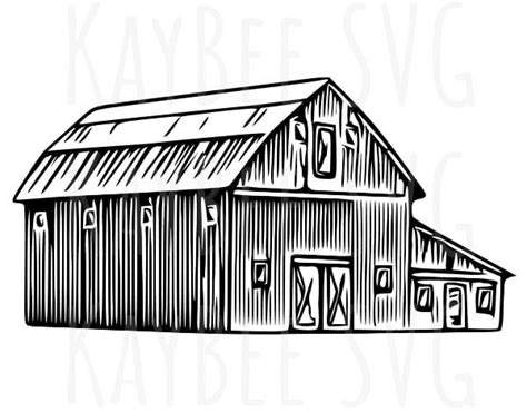 Vintage Barn Clip Art