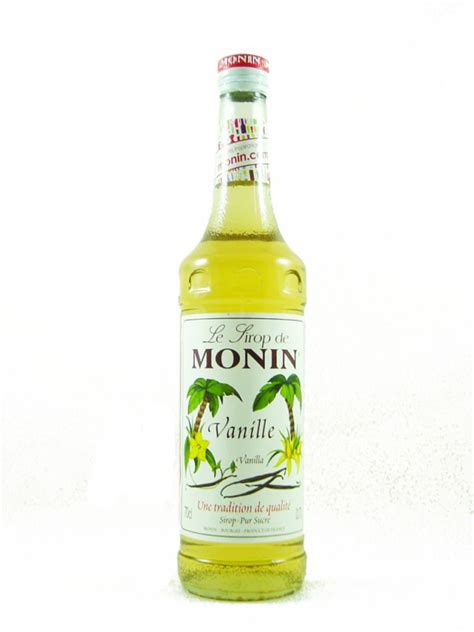 Sirop Monin Vanille Cl Boissons Du Monde