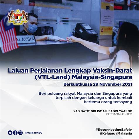 Malaysia Singapura Lancar Laluan Pejalanan Lengkap Vaksin Laluan