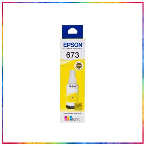 Refil De Tinta Epson Original T Yellow Ml T Solu Es