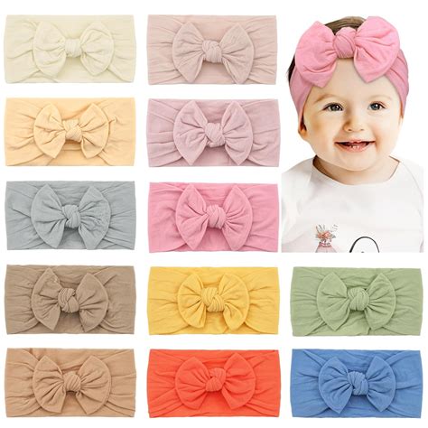 Amazon C Llot Super Stretchy Soft Knot Headbands With Hair Bows