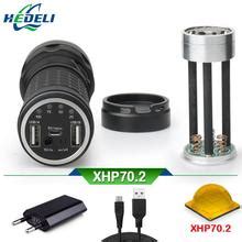 Купить Фонарь прожектор самый мощный usb фонарик xhp70 зарядка фонарь ...