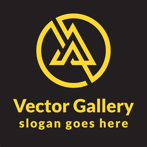 Un Logotipo De Letra Vector Premium