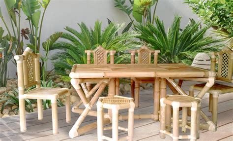 Set Déjeuner Sayang Bamboo Spécialiste Du Gazebo Traditionnel