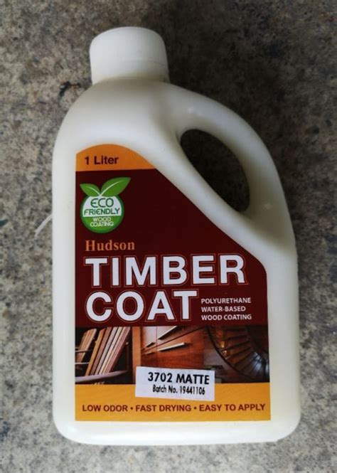 Timbercoat Poly Urethane Matte Finish Water Based Wood Coating 1 Liter