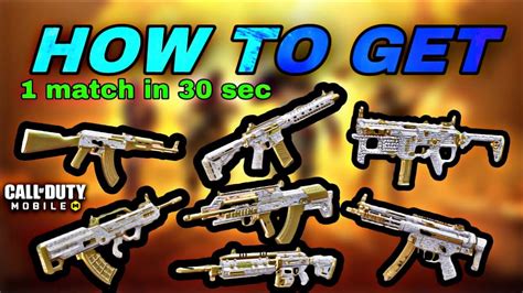 How To Get DIAMOND Camo FAST EASY In Cod Mobile For All Guns Best