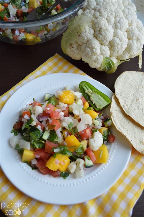 Ensalada O Ceviche De J Cama Con Mango Pizca De Sabor