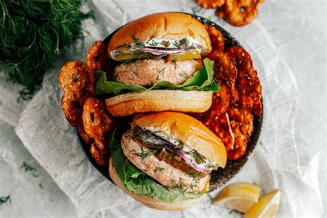 Healthy Salmon Burger Recipe Killing Thyme