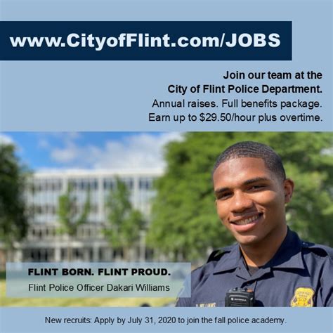 Flint Police launch special recruitment effort - City of Flint