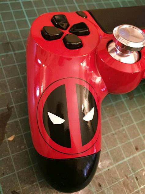 Custom Deadpool Inspired Ps4 Controller Video Games Pc Ps4 Game