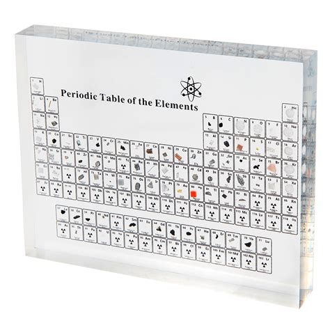 Buy Qingqin Periodic Table Of Elements Containing Real Elements 150mm