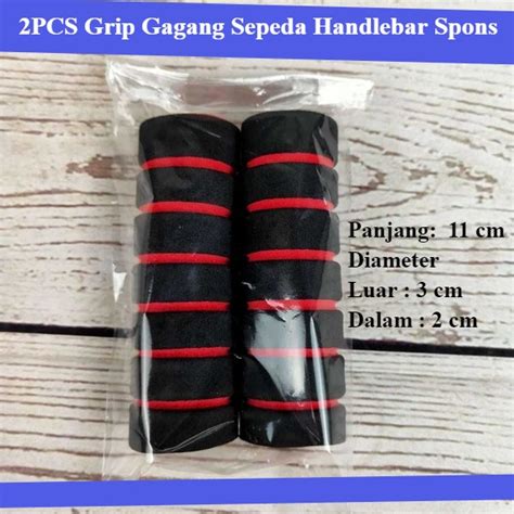 Jual 2PCS Grip Gagang Sepeda Handlebar Spons Multifungsi Sponge Busa