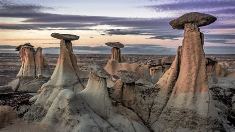 Hoodoos In Ah Shi Sle Pah Wilderness San Juan County New Mexico Usa