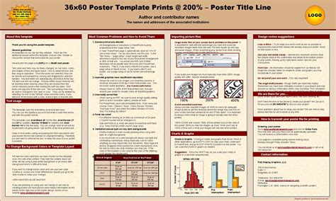 36 x 60 Poster Template Prints 200 Poster