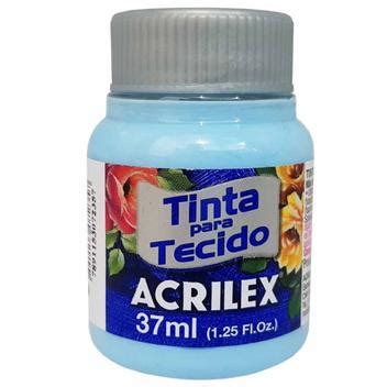 Tinta De Tecido Azul - Tinta para Tecido 37ml 579 Azul Hortência Acrilex - Tinta de Tecido ...