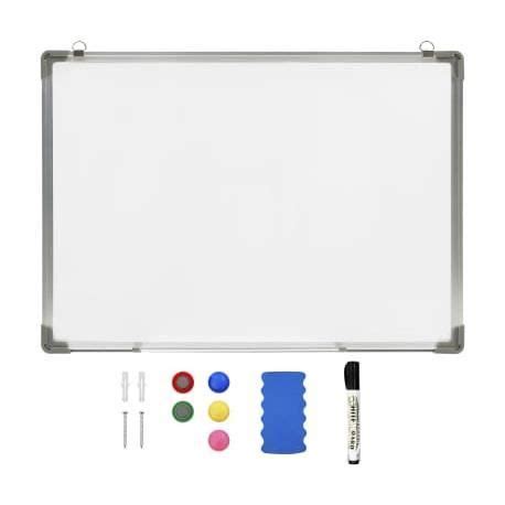 Tableau Magn Tique Blanc Mural Effa Able Avec Cadre En Aluminium