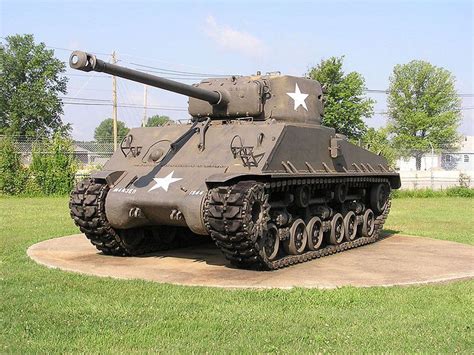 Tank Photo An M A E Mm Armed Sherman Tank Tank Wallpapers Pinterest