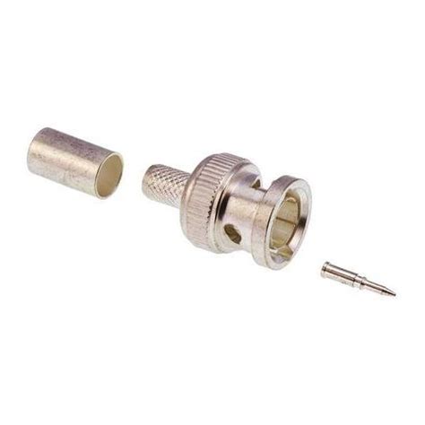 Conector Bnc Macho Crimpar Rg Au Ba O Plata