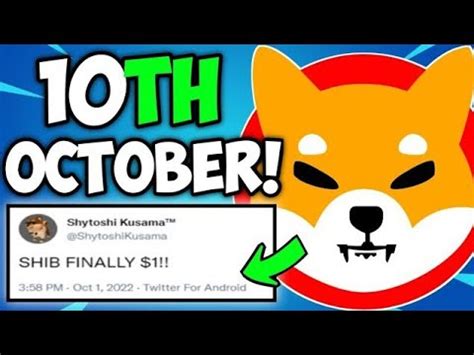 Shiba Inu Coin News Today Shytoshi Kusama Says That October First Week